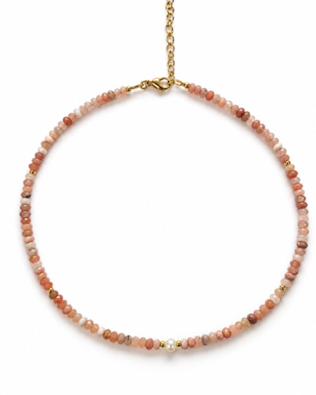 Salmon Riviera Necklace