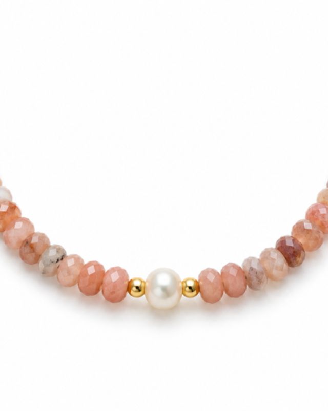Salmon Riviera Necklace