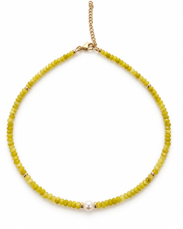 Lime Green Riviera Necklace