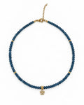 Navy Blue Capri Necklace
