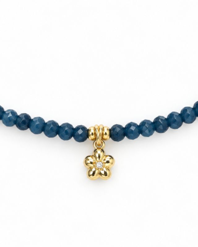 Navy Blue Capri Necklace