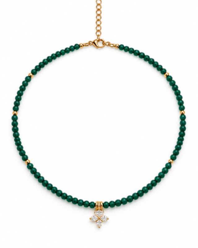 Emerald Green Capri Necklace