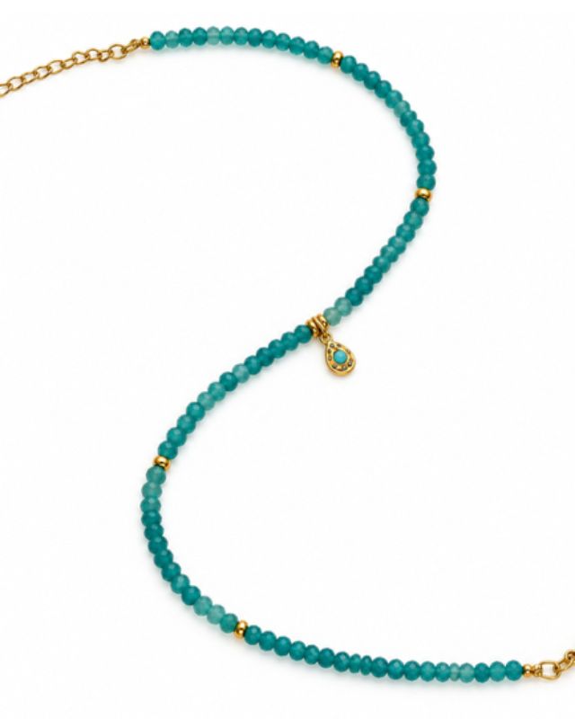 Celeste Blue Capri Necklace